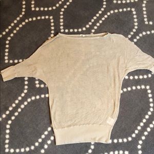 Light weight ivory summer sweater.